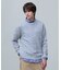 【Cash Lamb's Wool】ケーブルクルーネック ニット_26年モデル