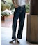 【洗える】BASIC STRETCH DENIM ボーイフィット パンツ