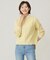 【洗える】CLEAR COTTON BLEND ボトルネック ニット