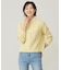 【洗える】CLEAR COTTON BLEND ボトルネック ニット