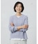 【洗える】GIZA MERCERIZE COTTON ケーブル ニット