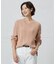 【洗える】GIZA MERCERIZE COTTON ケーブル ニット