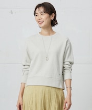 【WEB限定カラーあり】ラメ裏毛 カットソー