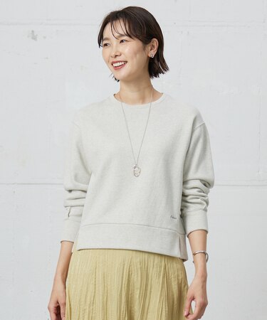 【WEB限定カラーあり】ラメ裏毛 カットソー