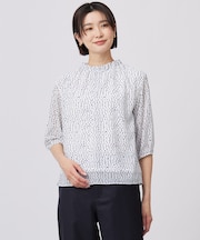 【洗える】hand drawn dots ボトルネック カットソー