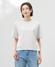 【洗える】スパンコール Tシャツ