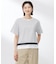 【洗える】パネルボーダー Tシャツ