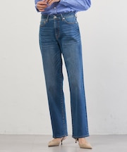 【洗える】BASIC STRETCH DENIM ボーイフィット デニム