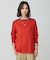 WORETED WOOL BLEND クルーネック ニット
