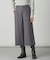 【WEB限定カラーあり】ツムギートflannel クロップド パンツ