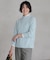 WOOL BLEND AIR ハイネック ニット