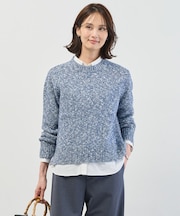 Color Yarn クルーネック ニット