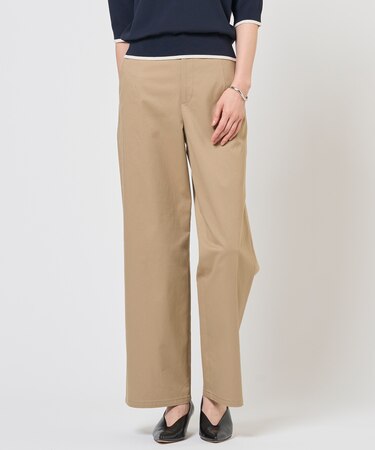 チノストレッチ ワイドパンツ
