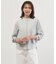 ストライプジャージー フリル カットソー