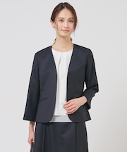 【定番人気・セットアップ対応】OXIJEWEL ストレッチ ノーカラー ジャケット