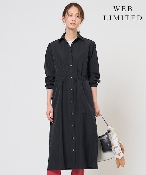 【WEB限定カラーあり】TC ライトタンブラー シャツワンピース