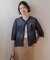 LINEN COTTON BLEND ニット カーディガン