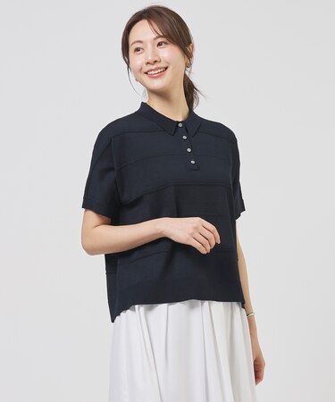 DRY COTTON ポロ ニット