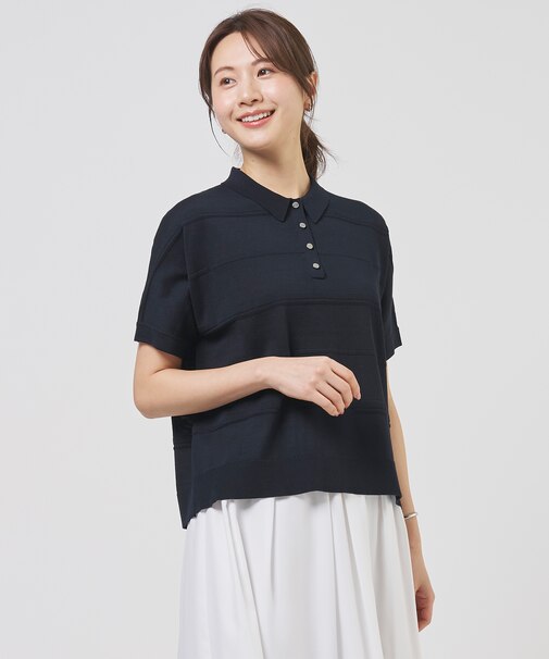 DRY COTTON ポロ ニット