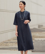 【WEB限定カラーあり】エンブロイダリー シャツ ワンピース