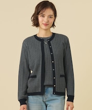 【人気定番アイテム】KNIT BASIC クルーネック カーディガン