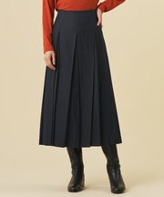 【WEB限定カラーあり】T/W ミルドチェック&千鳥 プリーツ スカート