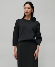 【洗える・WEB限定カラーあり】コンパクトダブルフェイス トップス