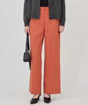 ダブルプレーンストレッチ ワイドパンツ