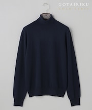 GOLD LABEL/WEB&一部店舗限定【洗える】カシミヤ100％ ハイゲージタートルネック ニット