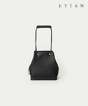 【ETIAM】シュリンク ドローストリングバッグ《Cocoon》