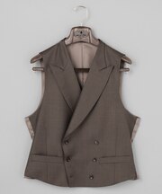 【ZEGNA/ゼニア】TRAVELLER スーツ 対応ベスト_オリーブ
