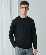 あのBIZ Tが長袖に【WEB限定】キレイ目 鹿の子 BIZ Tシャツ_ロング