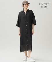 【WEB限定】シアーラミーローンシャツ ワンピース