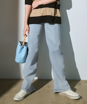 ウスカルデニムワイドストレート パンツ