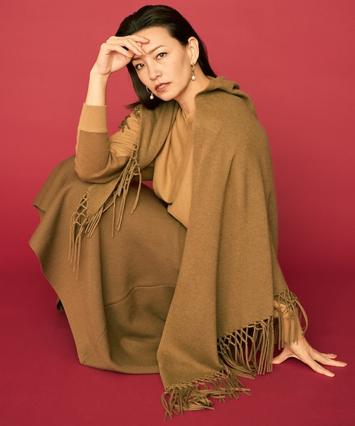 【カタログ掲載】ファインウールカシミヤドルマンシルエット ニット