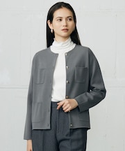 レーヨンストレッチ カーディガン