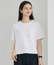 【色違いで揃える方多数・着回し力抜群】スパングルポケットTシャツ