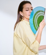 カラーブロック 扇子