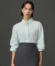 【SHIHOさん着用】エッセンシャルブロードベーシック シャツブラウス