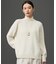 【カタログ掲載】ウールカシミヤブレンドソリッドハイネック ニット