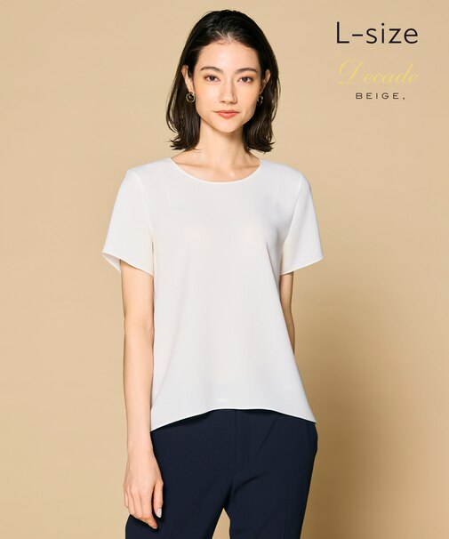 【L-size・定番】SHELBY / ハーフスリーブブラウス