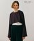 【BEIGE、ecru/WEB限定・洗える】JERSEY STITCH / コットンクロップドトップス