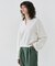 【洗える】RUE / スリットネックフォルムブラウス