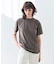 【洗える】VERONICA / カラーステッチ半袖クルーネックＴシャツ