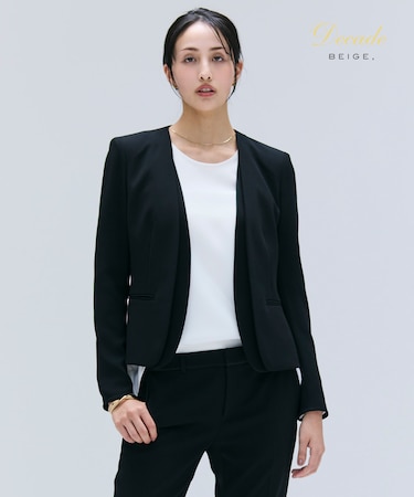 【洗える・VERY NaVY 11月号掲載】CINDY / ダブルカラージャケット