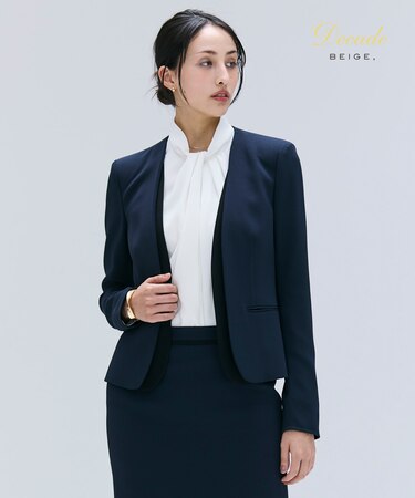 【洗える・VERY NaVY 11月号掲載】CINDY / ダブルカラージャケット