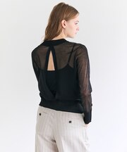 PYRRHOT / シアーコンビ バックスリットプルオーバー