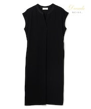 【セットアップ対応】CINDY / 配色ネック フレンチドレス