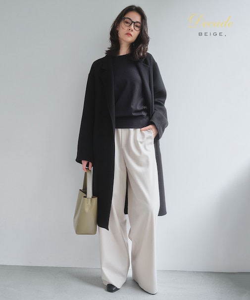 【セットアップ対応】CORBY / ウールイージーワイドパンツ