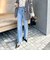 《5サイズ展開》【RM denim】センタープレス裾デザインデニム